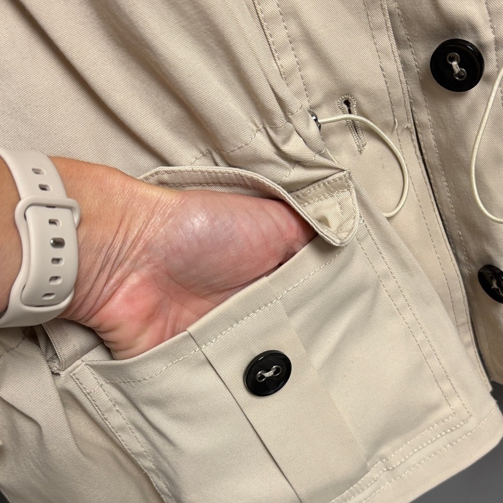 Ruby Rd. Cream Utility Jacket - Picture 6 of 10